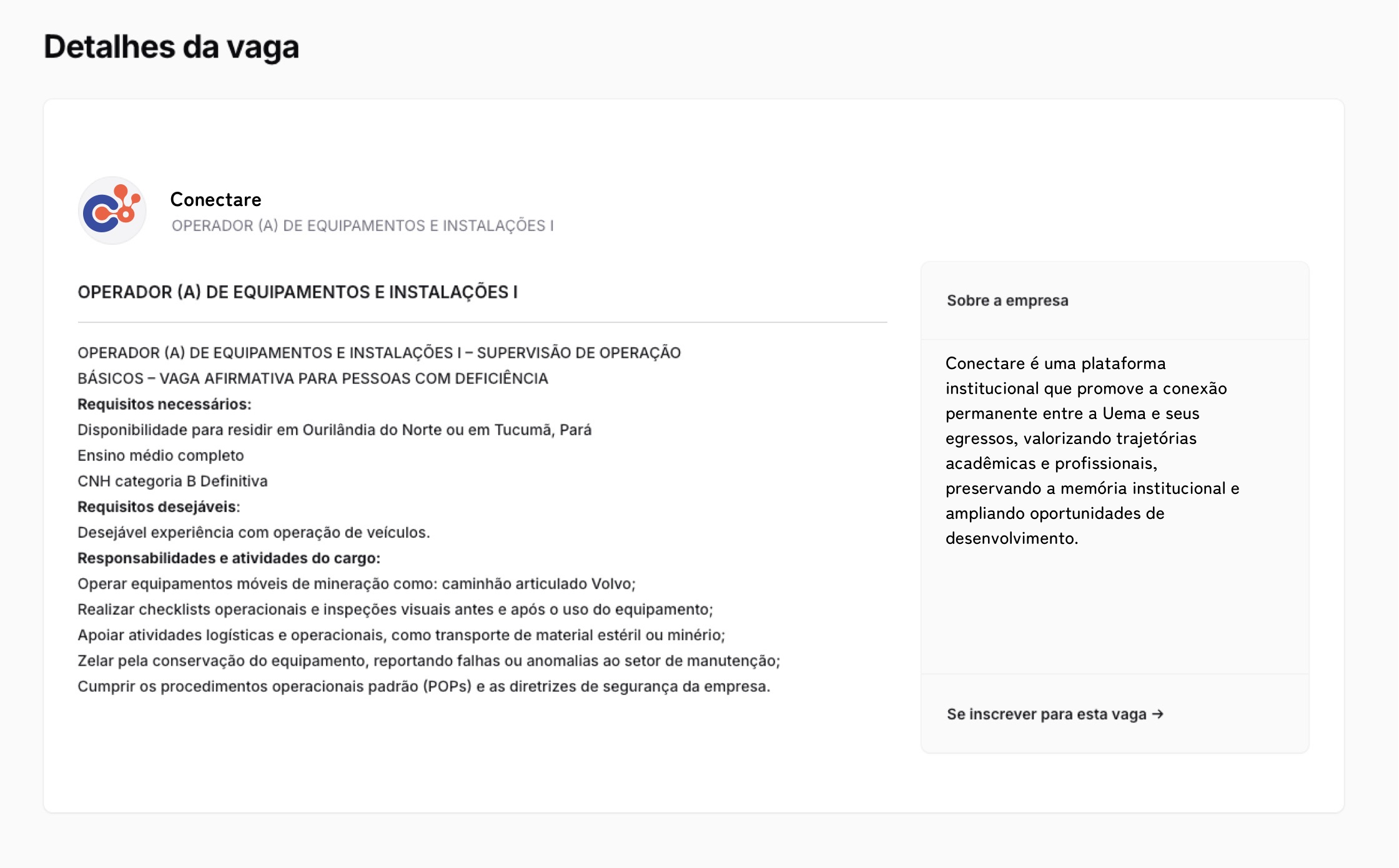 Imagem da aplicação WEB
